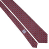Hermes Men's Silk Tie Geometric Rings Pattern 605743 | Necktie Cravate