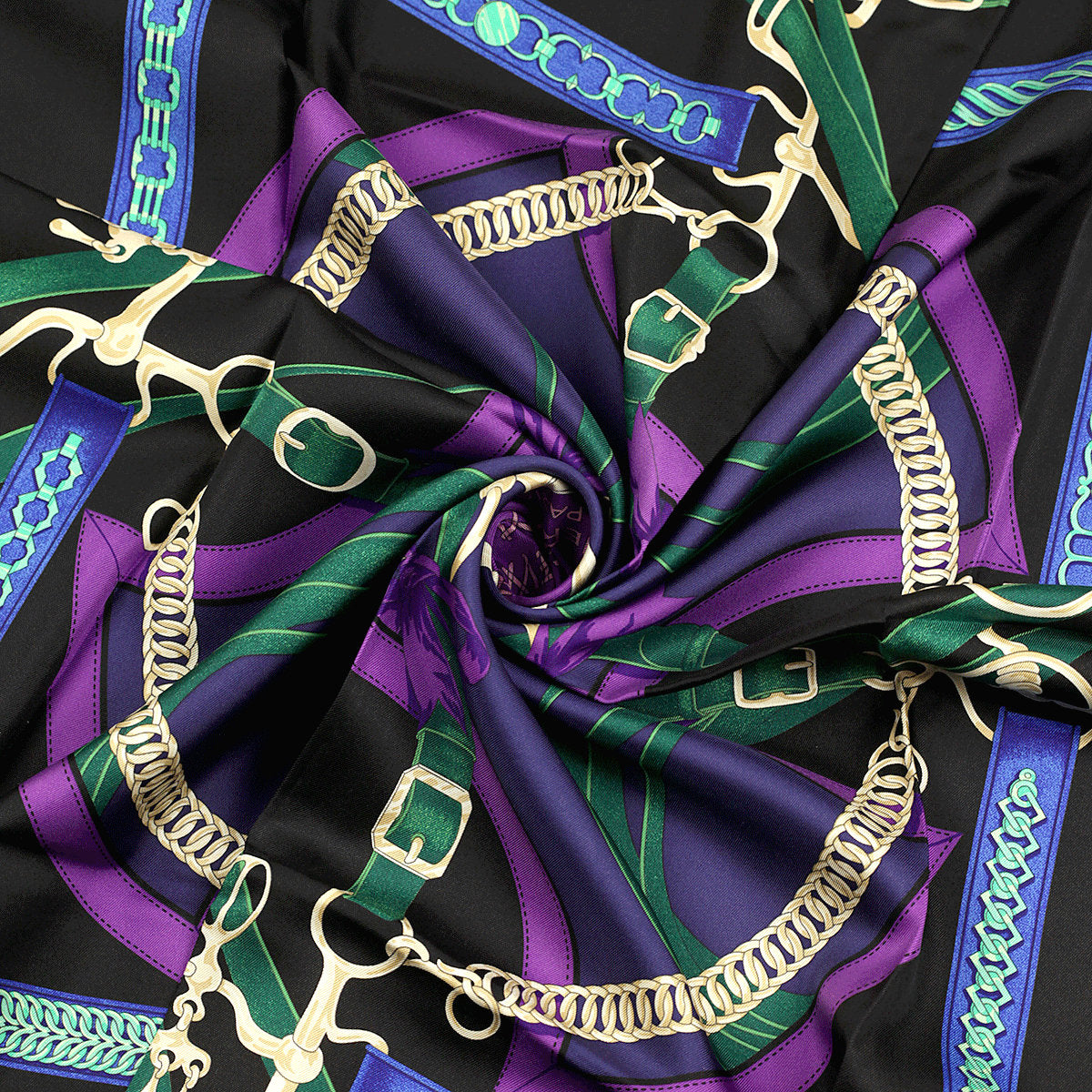 Hermes Scarf "Promenade du Matin" by Henri d'Origny 90cm Silk | Carre Foulard