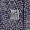 Hermes Men's Silk Tie Equestrian Geometric Pattern 5594 | Necktie Cravate