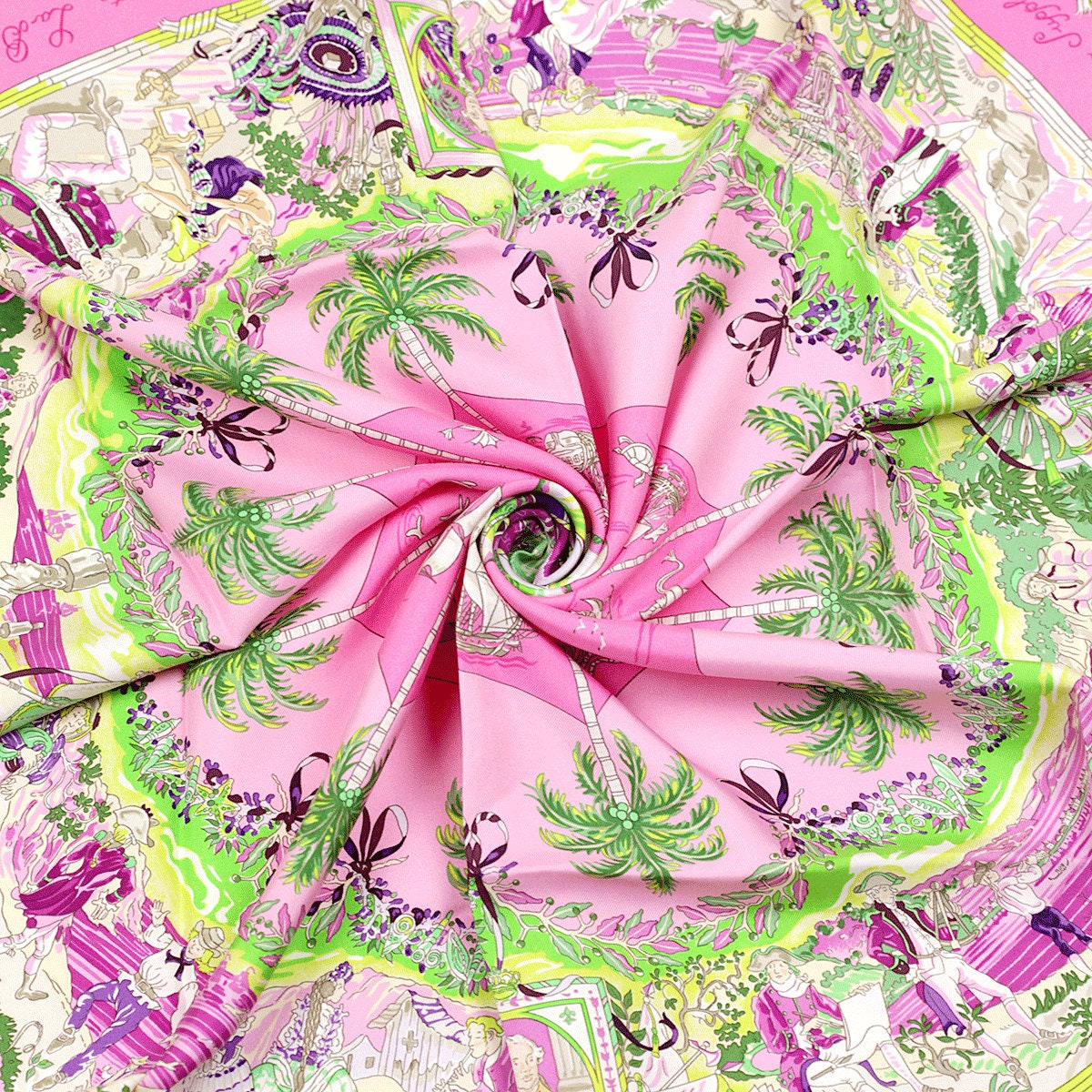 Hermes Scarf "Per Astra Ad Astra" by Sandra Laroche 90cm Silk | Carre Foulard