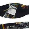 Hermes Men's Silk Bowtie Kachinas Pattern | Necktie Cravate Bow Tie