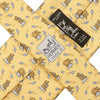 Hermes Men's Silk Tie Whimsical Bears and Fish Pattern 5002 | Necktie Cravate