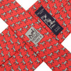 Hermes Men's Silk Tie Whimsical Horses and Zebras Pattern 5518