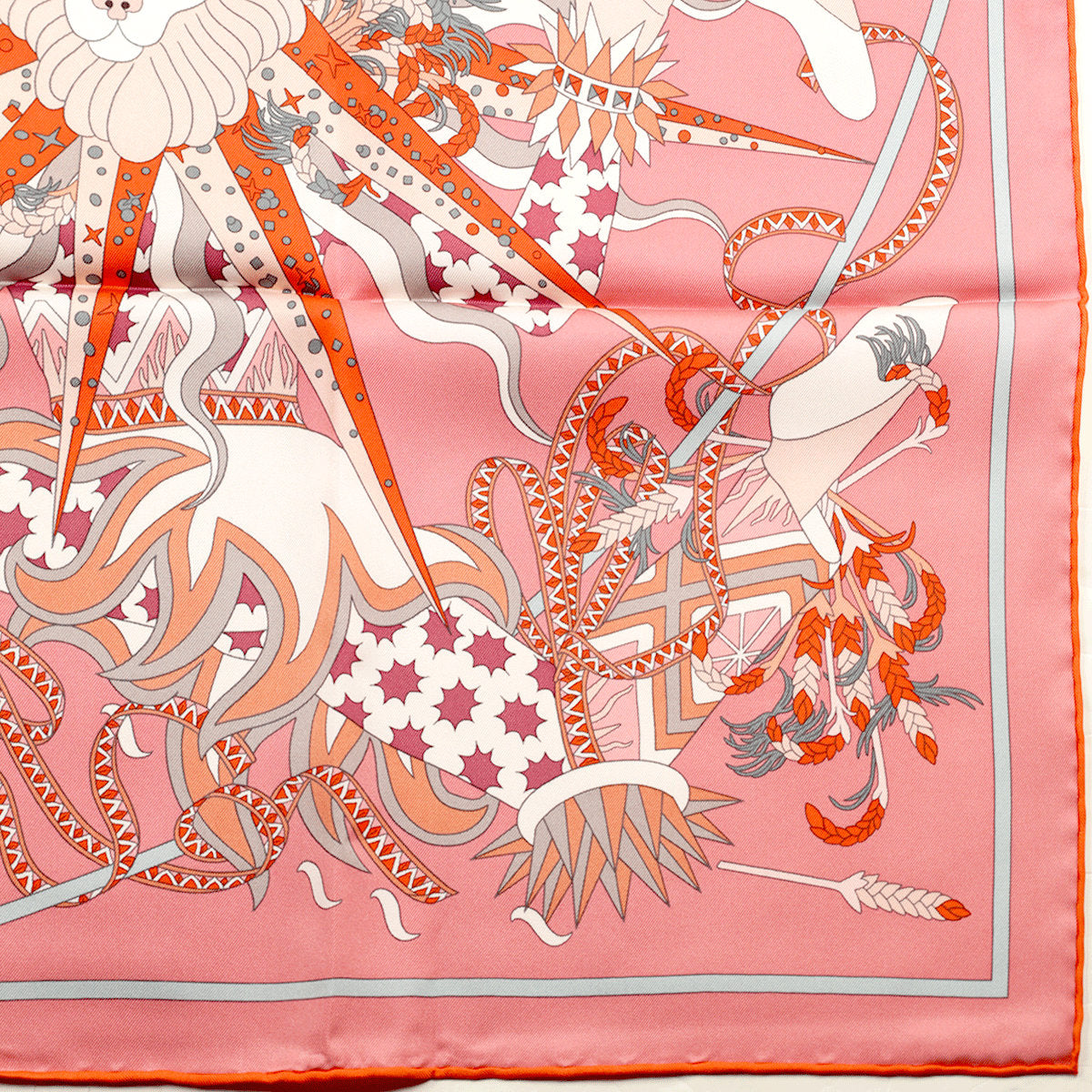 Hermes Scarf "Le Sacre des Saisons" by Pierre Marie 90cm Silk | Carre Foulard