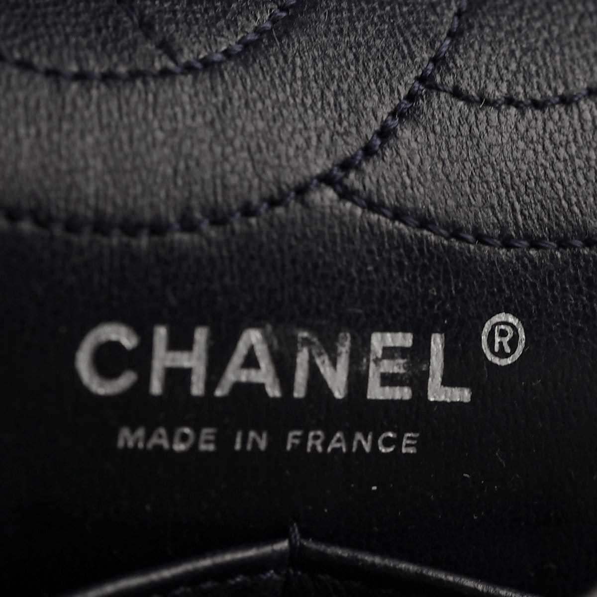 Chanel Bag 2.55 Reissue Navy Lambskin Leather with Silver Hardware