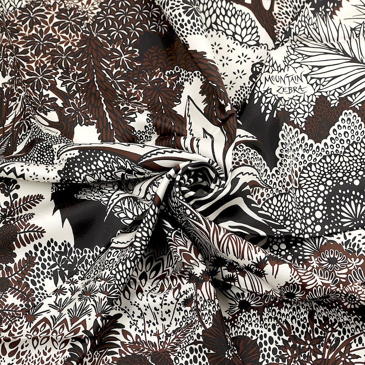 Hermes Scarf "Mountain Zebra" by Alice Shirley 90cm Silk | Carre Foulard