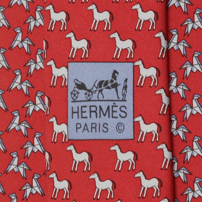 Hermes shops Paris Mens Horseback Riding Animal Novelty Print 100% Silk Tie 60