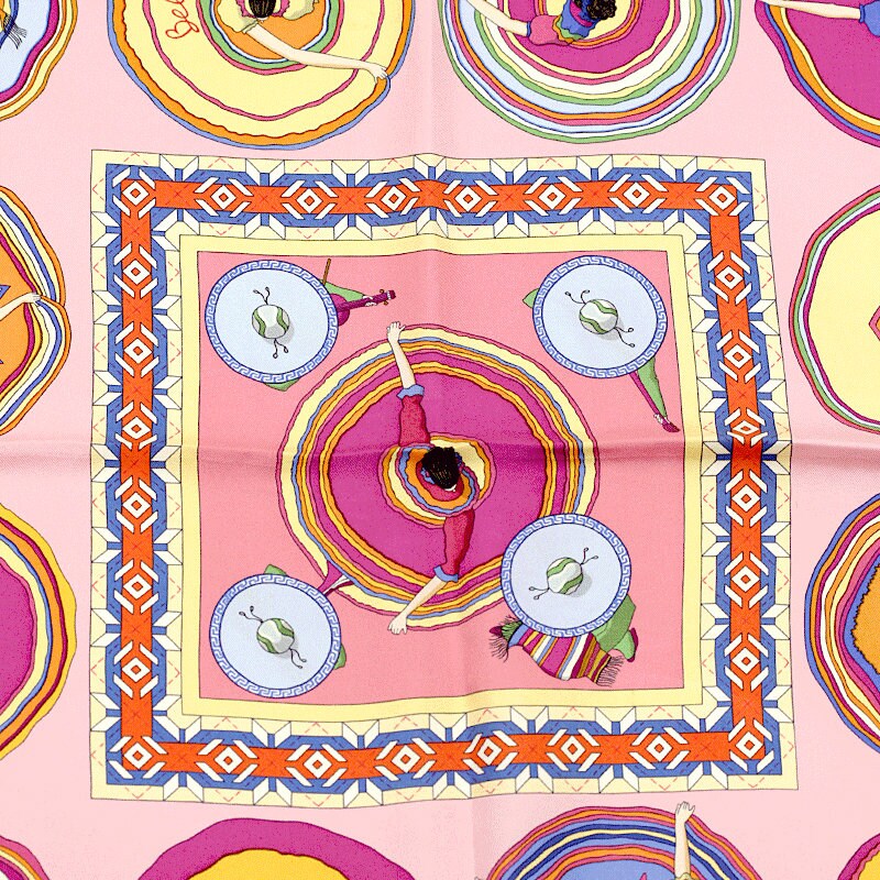 Hermes Scarf "Belles du Mexique" by Virginie Jamin 90cm Silk | Foulard Carre