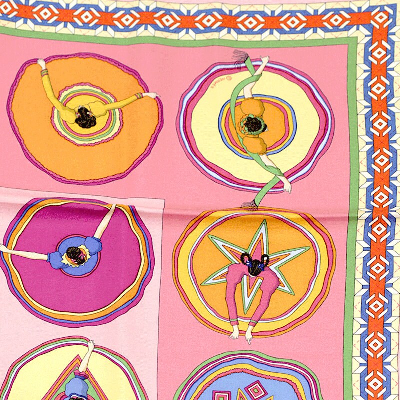 Hermes Scarf "Belles du Mexique" by Virginie Jamin 90cm Silk | Foulard Carre