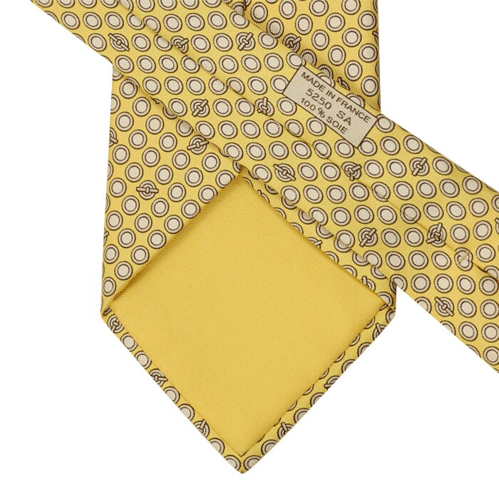 Hermes Men's Silk Tie Geometric Pattern 5250 | Necktie Cravate