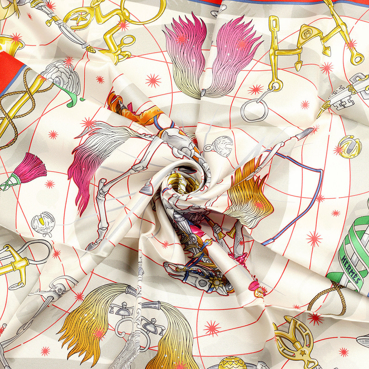 Hermes Scarf "Chorus Stellarum" by Daiske Nomura 70cm Silk | Carre Foulard