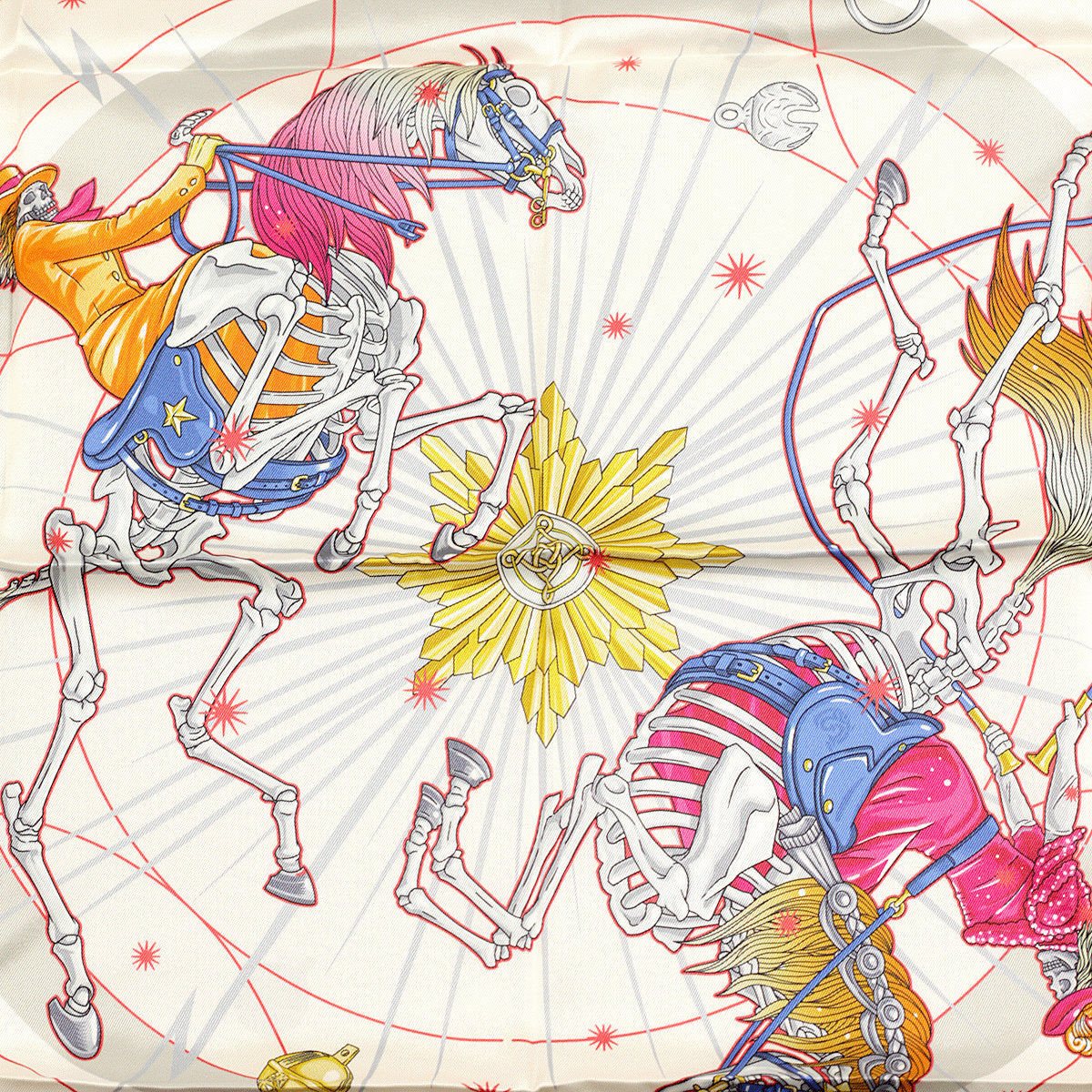 Hermes Scarf "Chorus Stellarum" by Daiske Nomura 70cm Silk | Carre Foulard