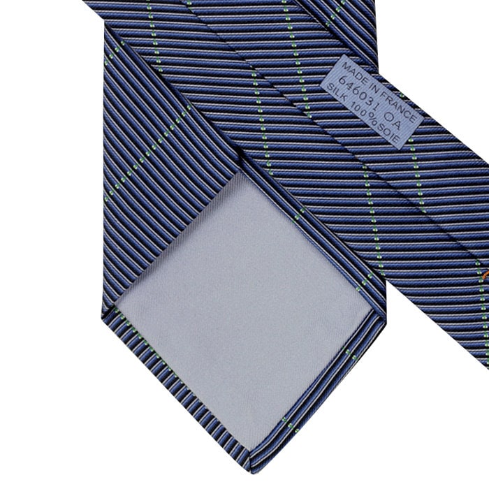 Hermes Men's Silk Modern Geometric Pattern 646031 | Necktie Cravate