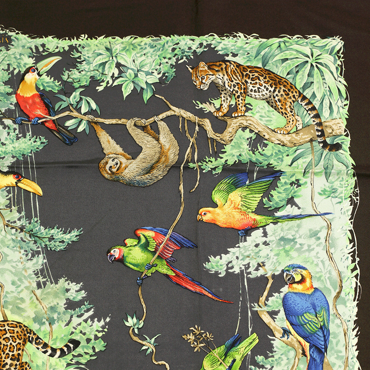 Hermes Scarf "Equateur" by Robert Dallet 90cm Silk | Foulard Carre