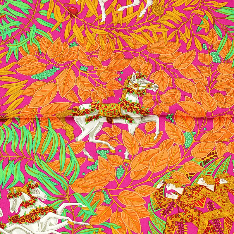 Hermes Scarf "Le Promenade de Platon" by Annie Faivre 90cm Silk | Carre Foulard