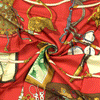 Hermes Scarf "Memoire d'Hermes" by Caty Latham 90cm Silk