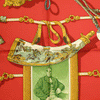 Hermes Scarf "Memoire d'Hermes" by Caty Latham 90cm Silk