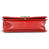 Chanel Boy Bag Chinese Red Lambskin Leather with Gold Hardware Medium